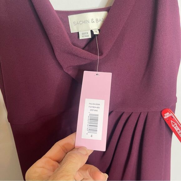 $285 Sachin & Babi Paulina Gown NWT - Picture 5 of 6